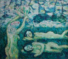 Nud by Mario Parial, oil on canvas, sold Mar 2014