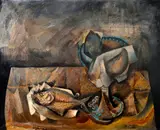 Federico Aguilar Alcuaz, Still Life, oil on canvas