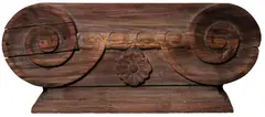 Pilaster Capital, Taal Church, molave