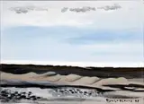Landscape by Federico Aguilar Alcuaz, oil on canvas, sold Mar 2014