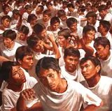 Juanito Torres, Multitudes, oil on canvas