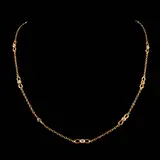 Untitled by A Tiffany & Co. Bow Station Diamond Necklace in 18k, A Tiffany & Co. necklace composed of repeating bow-inspired station motifs, crafted in 18k white gold and set with diamo, sold Jul 2026