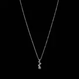 Untitled by A Hearts on Fire Diamond Fluid Diamond Pendant Necklace in 18k, The pendant in 18k white gold is designed with diamonds weighing approximately 0.47 cts set in a fluid motion and worn s, sold Jul 2026