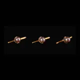 Untitled by A Set of Pearl Dress Studs in 12k, The set consists of pearl shirt studs in 12k yellow gold. <br> Weighs 5.80 grams., sold Jul 2026