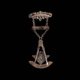 Untitled by A Masonic Past Master’s Breast Jewel in Silver, The masonic breast jewel in silver is inscribed with Mabini Lodge No. 39 F & A.M. Pascual de Guzman 1949. <br> A Masonic, sold Jul 2026
