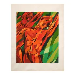 Cesar Legaspi, Untitled, serigraph, 5/100