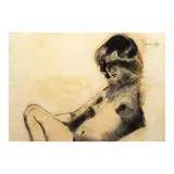 Vicente Manansala, Nude, charcoal on paper