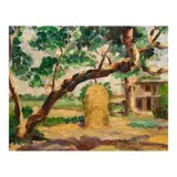 Victorio Edades, Untitled, oil on canvas