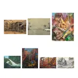 Unidentified artist, Untitled, c.) Untitled<br> signed and dated 2000 (lower right)<br> oil on canvas<br> 28” x 21 3/4” (71 cm x 55 cm)<br><br> d.) Untitled<br> signed (lower right)<br> oil on canvas<br> 30” x 40” (76 cm x 102 cm)<br><br>