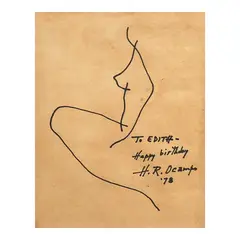 Hernando R. Ocampo, Untitled, pen and ink on paper