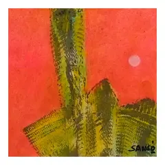 Juvenal Sansó Garrit, Season’s Sentiments, acrylic on paper