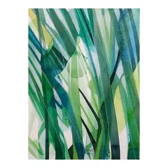 Soler Santos, Rain Forest Series, watercolor on paper