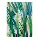 Soler Santos, Rain Forest Series, watercolor on paper