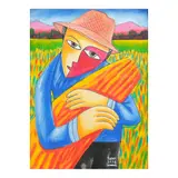 Philipp Badon, Untitled, oil on canvas