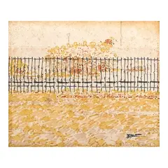 Untitled by Ibarra dela Rosa, gouache on paper, sold Jul 2026