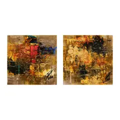 Ivan Acuña, Untitled, b.) Untitled <br> signed and dated 2025 (lower right and verso) <br> oil on board <br> 12” x 12” (30 cm x 30 cm)