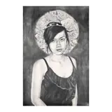 Ronald Ventura, Untitled, graphite and oil on paper