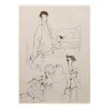Marcel Antonio, Untitled, pen and ink on paper