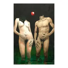 Anton Mallari, Seduction, oil on canvas