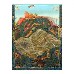 Mario de Rivera, In The Land Sorcerers & Dragonflies, mixed media