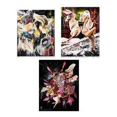Maxine Syjuco, Untitled, b.) The Secret of Spill Seduction <br> hand-signed and dated 2023 (lower right) <br> archival pigment ink <br> 14 3/4” x 11 1/4” (37 cm x 29 cm) <br> <br>