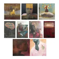 Untitled by Parker Encisa, d.) Untitled <br> oil on canvas <br> 72 1/4” x 48 1/4” (184 cm x 123 cm) <br> <br> e.) Untitled <br> oil on canvas <br> , sold Jul 2026