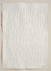 Günther Uecker, Auktion 1110, Los 45, 1995, Prägedruck auf Bütten