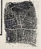 Marcel Odenbach, Ohne Titel (Hedwig Sara Roth München, den 20. Februar 1939), 2006, Serigrafie und Papiercollage auf Velin