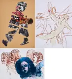 Nancy Spero, Frieze / Vietnamese / Dancers, 1993, Jeweils: Farbserigrafie auf dünnem Velin