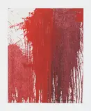 Hermann Nitsch, Motiv 3 (rot), 2014, Farbgiclée auf Leinwand