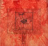Hermann Nitsch, Ohne Titel, Radierung, individuell überarbeitet auf Bütten
