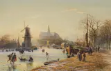 Johannes Joseph Destrée, Haarlem, Aquarell auf Papier