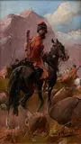 Auktion 479, Los 239 by Alfred von Wierusz-Kowalski, Öl auf Holz, sold Jan 2022