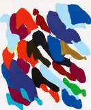 Diango Hernández, Ohne Titel, 2016, Acryl auf Leinwand
