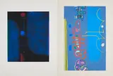 Max Ackermann, Konvolut von 2 Serigrafien, Farbserigrafie auf Velin