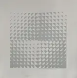 Heinz Mack, Warszawa, 1971, Serigrafie und Prägedruck auf Aluminiumkarton