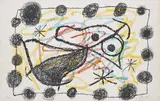 Aus: Bouquet de Rêves pour Neila by Joan Miró, 1967, Farblithografie auf Japan, sold Feb 2022