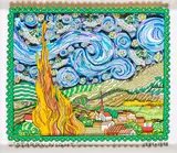 James Rizzi, Starry Night, 1998, 3D-Farblithografie auf Velin