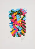 Ohne Titel by Karel Appel, Farbserigrafie auf Arches (Wasserzeichen), sold Mar 2022