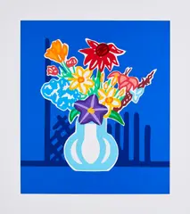 Tom Wesselmann, Aus: Meine Kindheit - Schmerz und Heilung, 1998, Farbserigrafie auf leichtem Karton