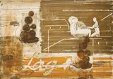 Neo Rauch, Lage, 1994, Farbheliogravüre auf Papier