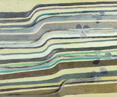 Anton Henning, Interieur No. 8, 1997, Öl auf Leinwand