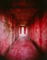 Georges Rousse, Embrasure II, 1987, Cibachrome, koloriert auf Aluminium