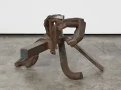 Tim Scott, Sonnet for Structure IV, 1988, Stahl, geschmiedet und geschweißt, partiell farbig gefasst
