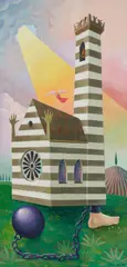 Milan Kunc, Ohne Titel, 1989, Acryl auf Leinwand