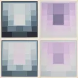 Karl Gerstner, Color Levels, 1967, Mappe mit 5 Farbserigrafien auf leichtem Karton