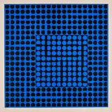 Victor Vasarely, Ohne Titel, Farbserigrafie auf leichtem Karton
