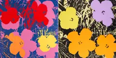Flowers by Andy Warhol, 1970/2011-2018, Jeweils: Farbserigrafie auf leichtem Karton, sold Nov 2021