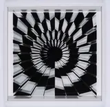 Marcello Morandini, Komposition 715, 2020, Serigrafie auf Acryl über Baumwollpapier in Holzrahmen
