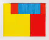 "Ich nicht VI" by Imi Knoebel, 2005/2011, Acryl auf Kunststofffolien, collagiert, sold Dec 2021